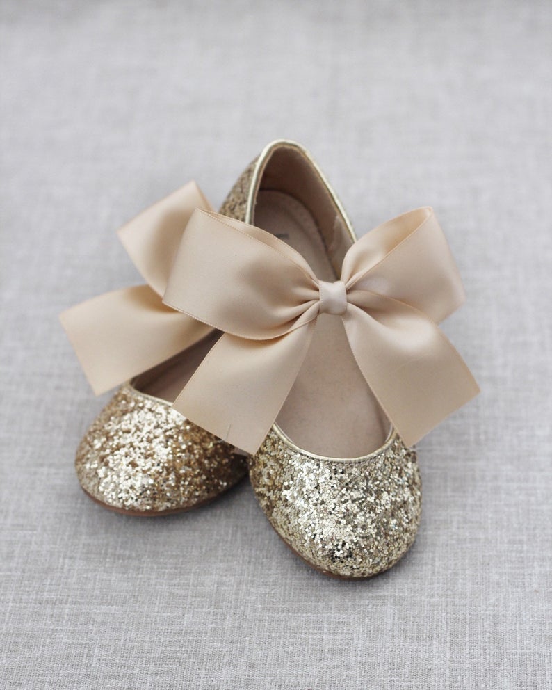Purple/Silver/Pink Sequin Rhinestone Sandals Wedding Flower Girl Shoes|  Misdress