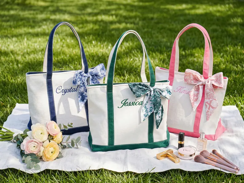 personalised bridesmaid dress bags Leaf Heart Bridal Party Garment Bags for Bridesmaid + Wedding Dress