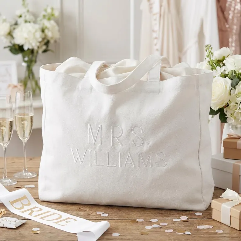 personalised bridesmaid dress bags 20 Cute Bridesmaid Tote Bags: Where to Buy Tote Bags for Bridesmaids