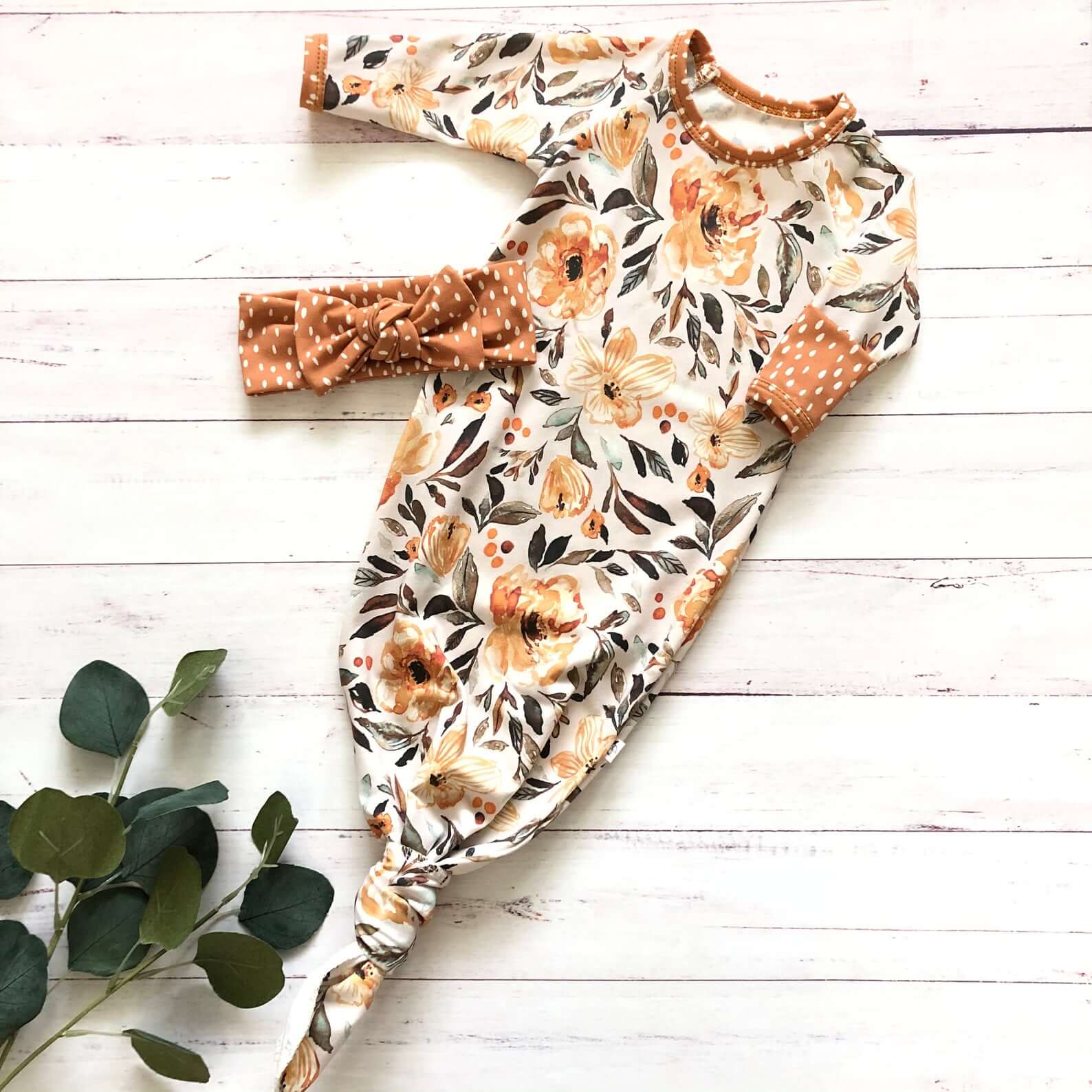 12 Best Knotted Baby Gowns That Look the Cutest Emmaline Baby