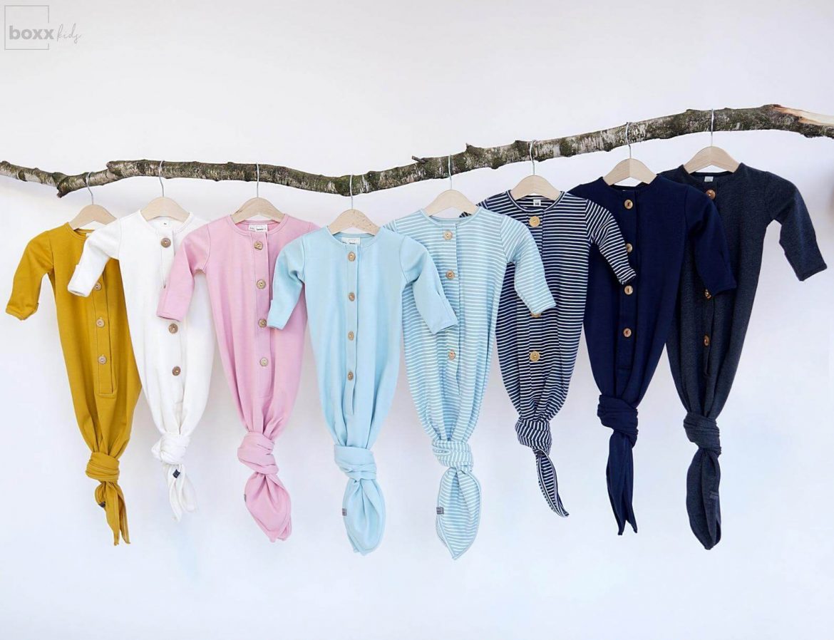 12 Best Knotted Baby Gowns That Look the Cutest Emmaline Baby