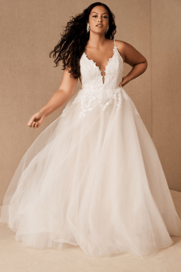 wedding dresses plus size online