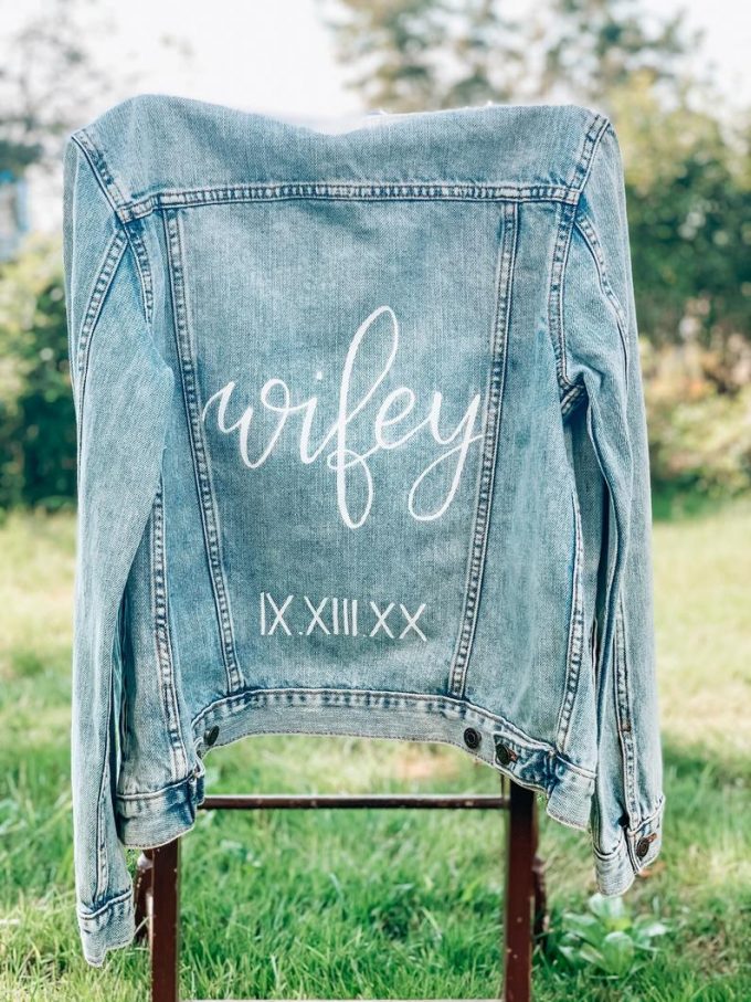 wifey denim jacket