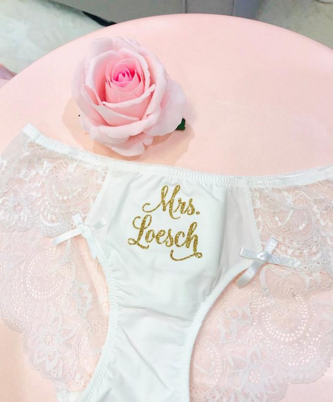 Bride Underwear The Best Personalized Bridal Underwear for Weddings