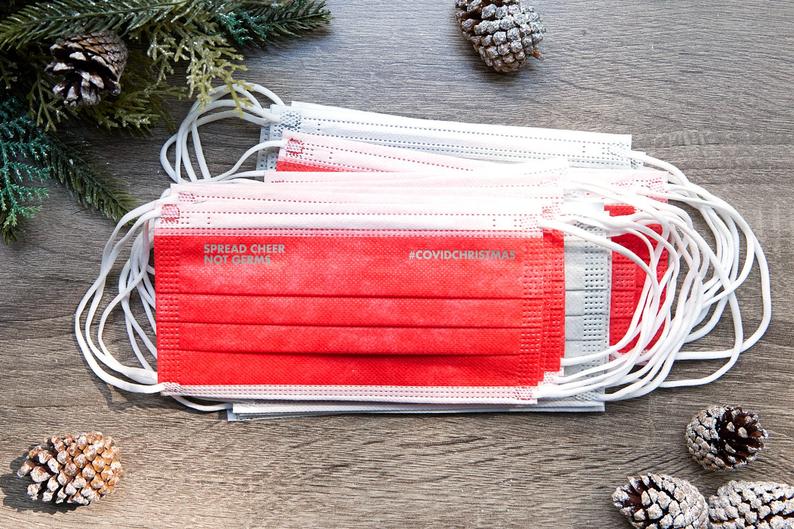 These Christmas Face Masks on Etsy Are Festive + So Extra for 2020