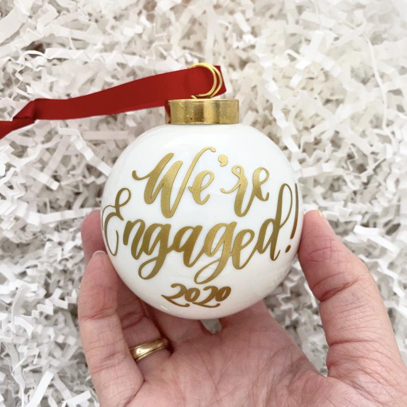 The Cutest Engagement Ornaments for 2020 | Emmaline Bride