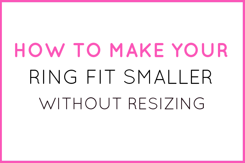 How To Make Your Ring Smaller Without Resizing (Cheap!)