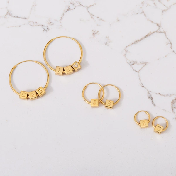 NEW: This is The Most Beautiful Block Letter Jewelry | Emmaline Bride