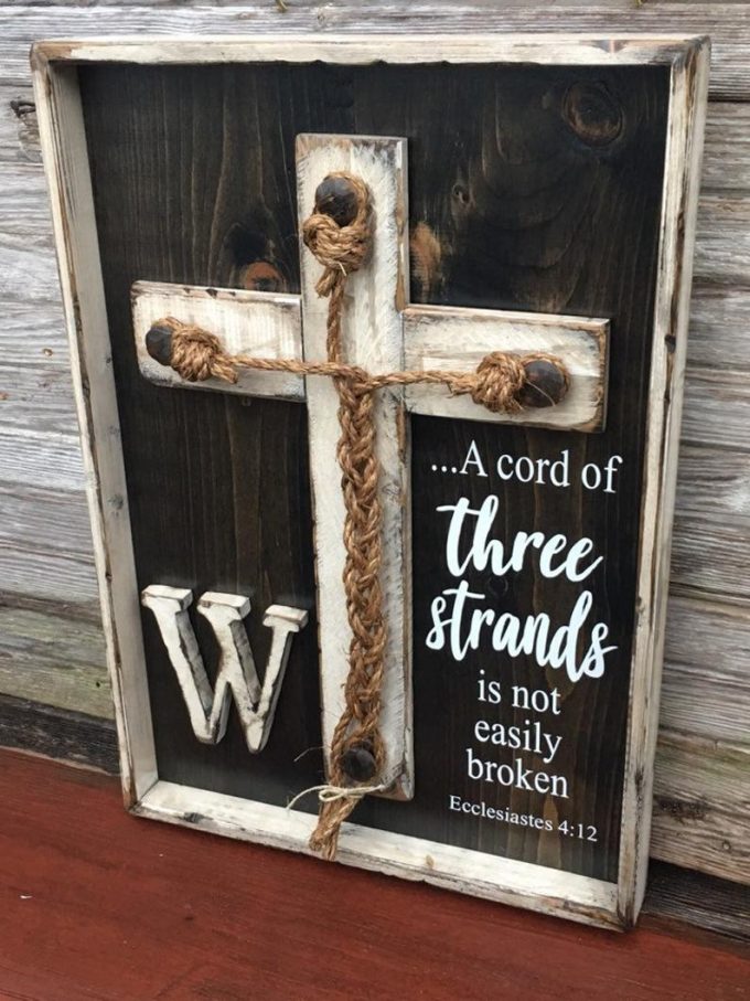 wedding braid cross