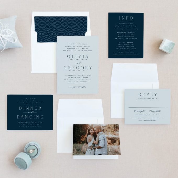 dusty blue wedding theme ideas