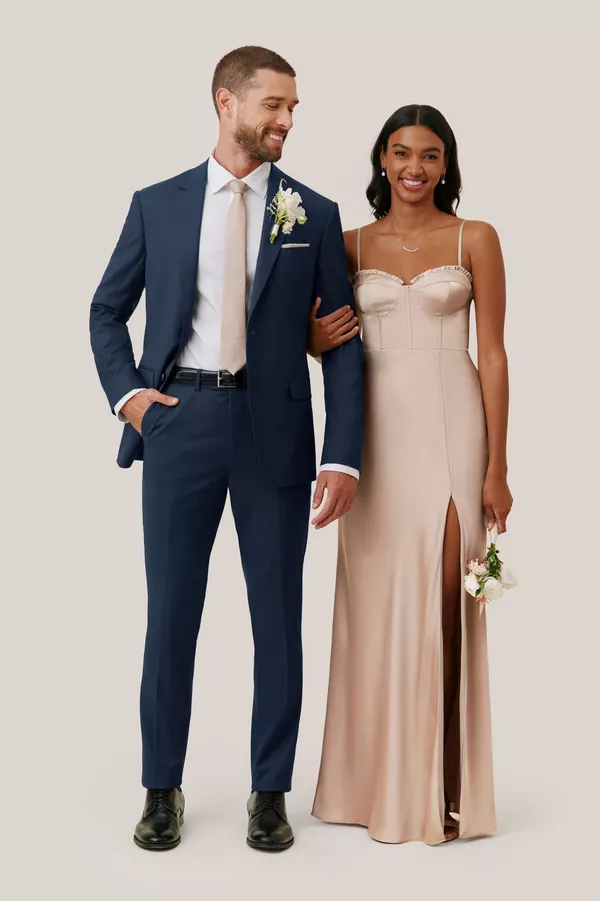 princess polly baby blue dress Bridesmaid Dresses for Navy Suits: Colors, Styles & Fabrics for Your Wedding