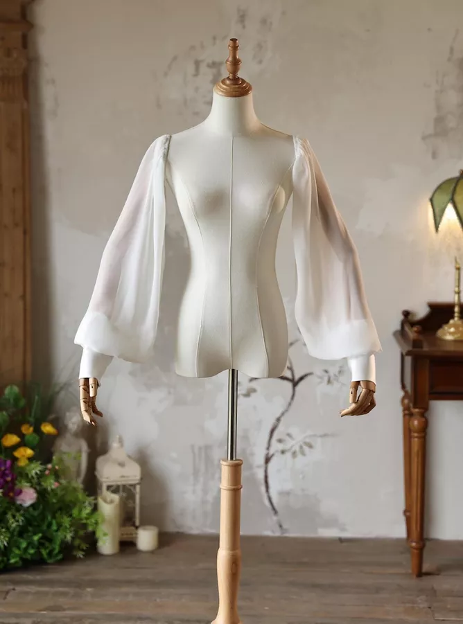 add sheer sleeves to dress DIY Sheer Puff Sleeves Sweetheart Top (Easy Sewing!)
