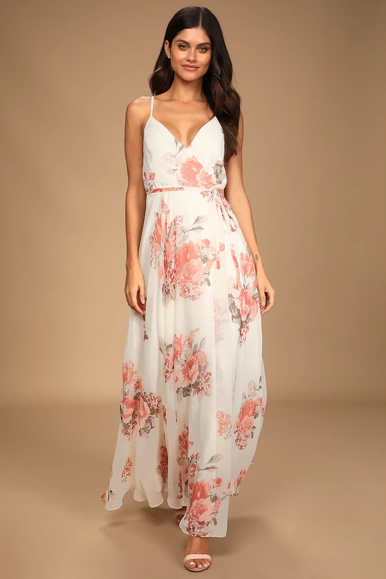 cream floral bridesmaid dresses Ivory Bridesmaid Dresses,Satin Bridesmaid Dress,Modest Bridesmaid Dress,BD00367, US8 / Royal Blue