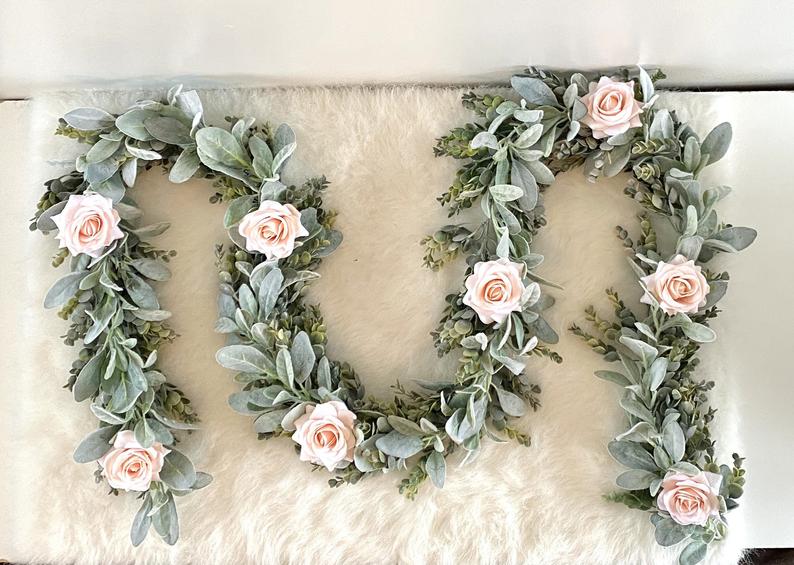 Where to Buy Lambs Ear Garland in Bulk for Wedding Emmaline Bride