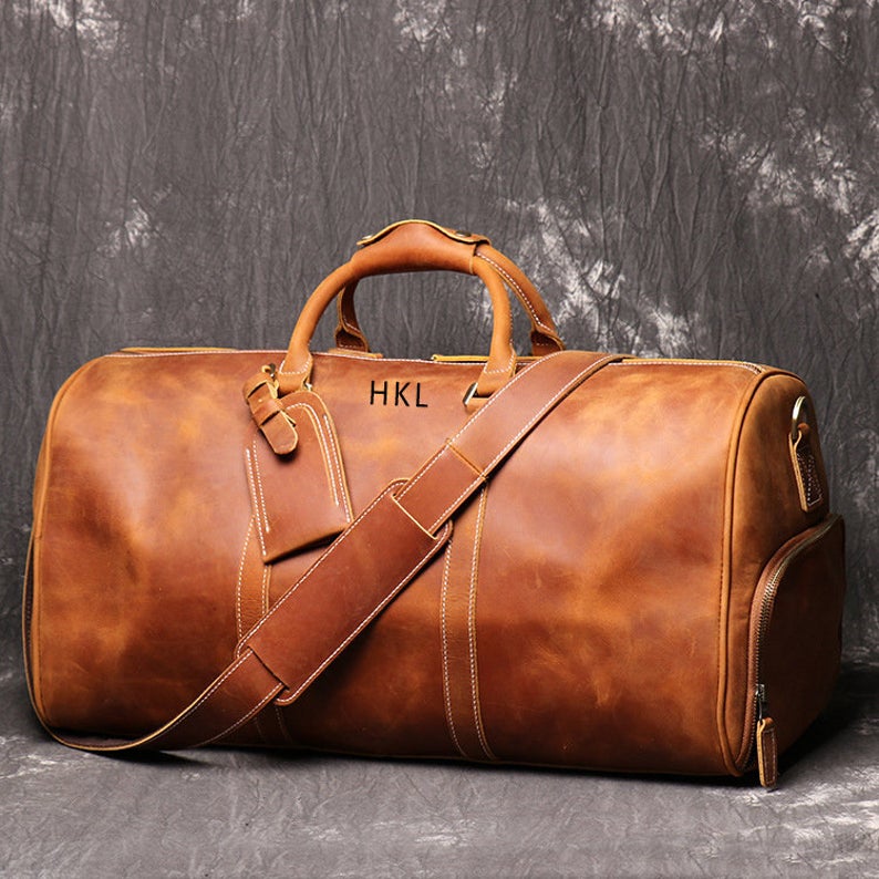 Leather Duffle Bag - Roosevelt Collection - Buffalo Jackson