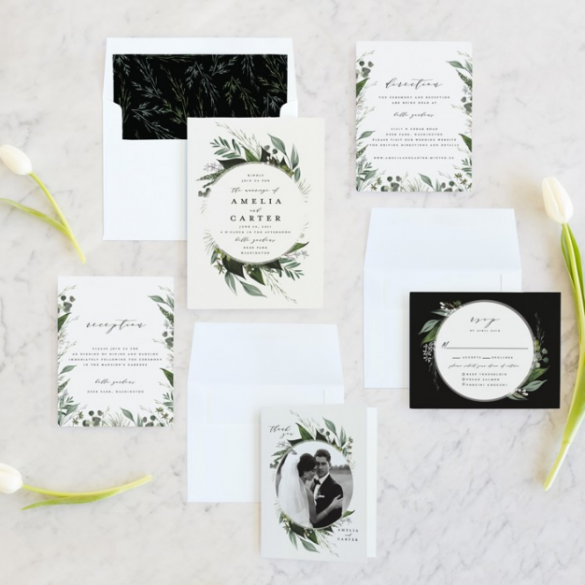 Should Save the Dates Match Invitations? Emmaline Bride