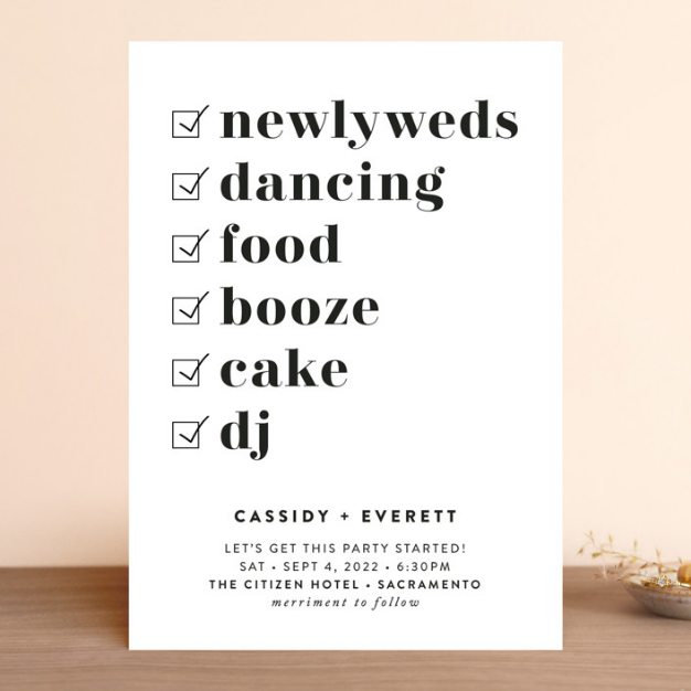 12 Best Elopement Reception Invitations for 2023 PostWedding Parties