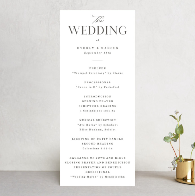 7 Day Of Wedding Stationery Items to NOT Forget [CHECKLIST]