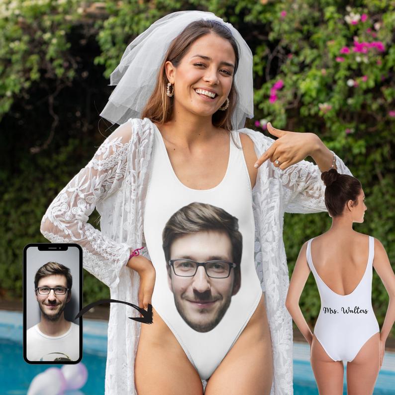 Custom face sales swimsuit