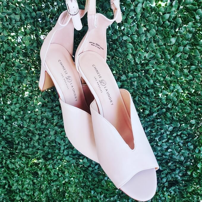 chinese laundry starley peep toe heel