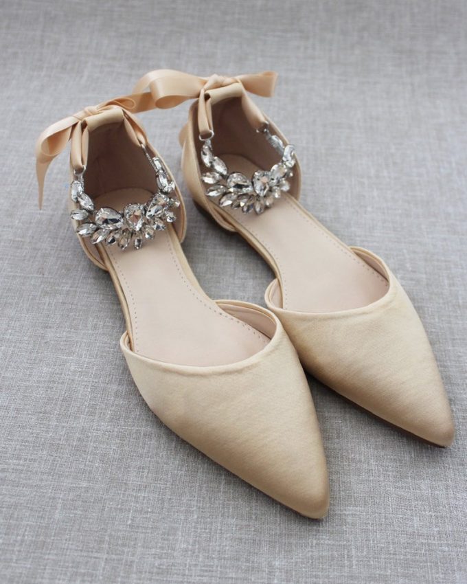 pointed toe bridesmaid shoes