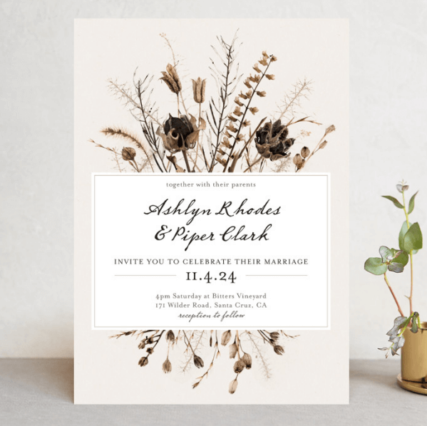 Summer Love Wedding Invitations by Wildfield Paper Co