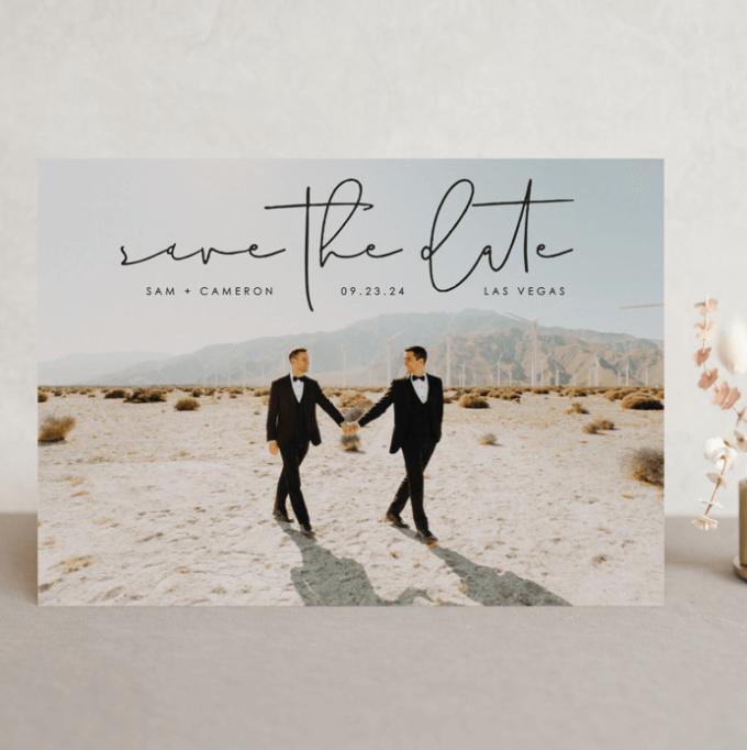 classic save the date cards