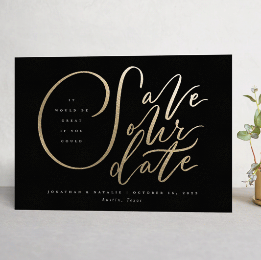 simple save the dates