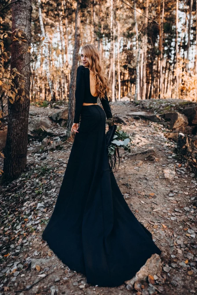 14 Black Wedding Dresses That Are Edgy Elegant Emmaline Bride