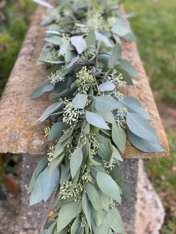 Where to Buy Eucalyptus Garland for Weddings in Bulk Emmaline Bride