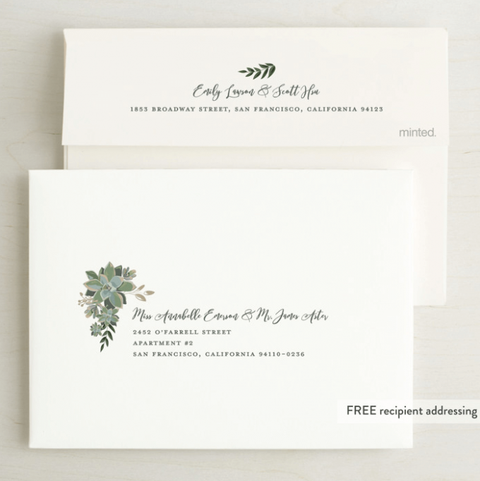 Where to Get FREE Addressed Envelopes with Wedding Invitations