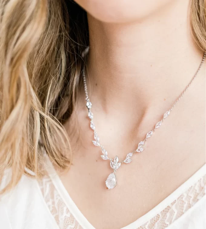 Silver bridesmaid jewelry sets online