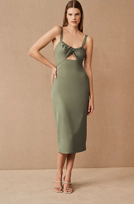 Top 10 Moss Green Bridesmaid Dresses at BHLDN | Emmaline Bride