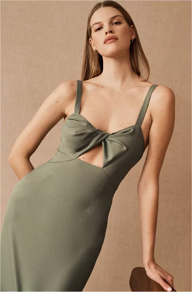 Top 10 Moss Green Bridesmaid Dresses at BHLDN | Emmaline Bride