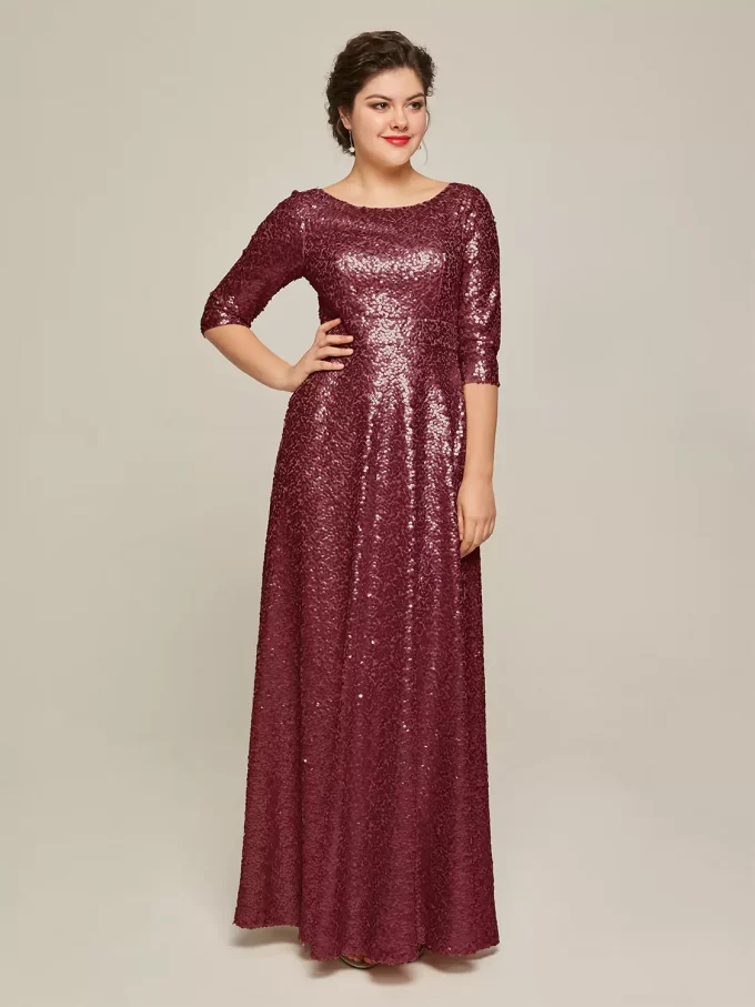 princess polly baby blue dress Burgundy Chiffon Long Bride's Mother Dresses Plus Size – loveangeldress