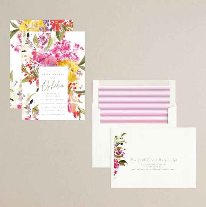 Bridal Shower Invites With FREE Addressed Envelopes (FREE!)