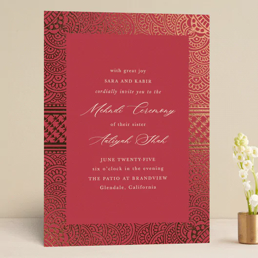 Buy Mehndi Invitation Mehndi Invitation Card Mehndi Invite Template  Printable Online in India - Etsy