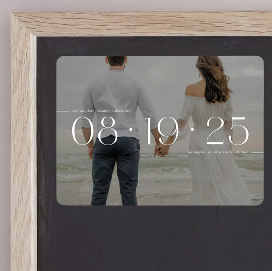 Magnet save the dates vs paper which is better 