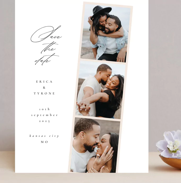 How To Make Photobooth Save the Date Cards: 3 Easy Steps