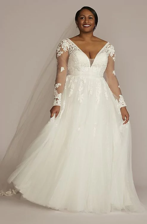 18 Flattering Wedding Dresses That Hide Belly Fat to Look Slimmer