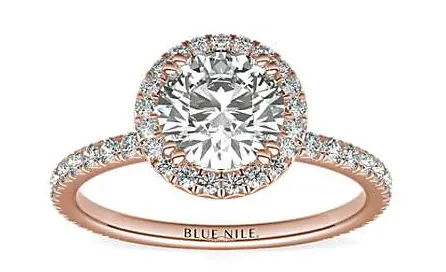 10 Most Popular Engagement Rings From Blue Nile For 2024 Emmaline Bride   Halo Engagement Ring.webp