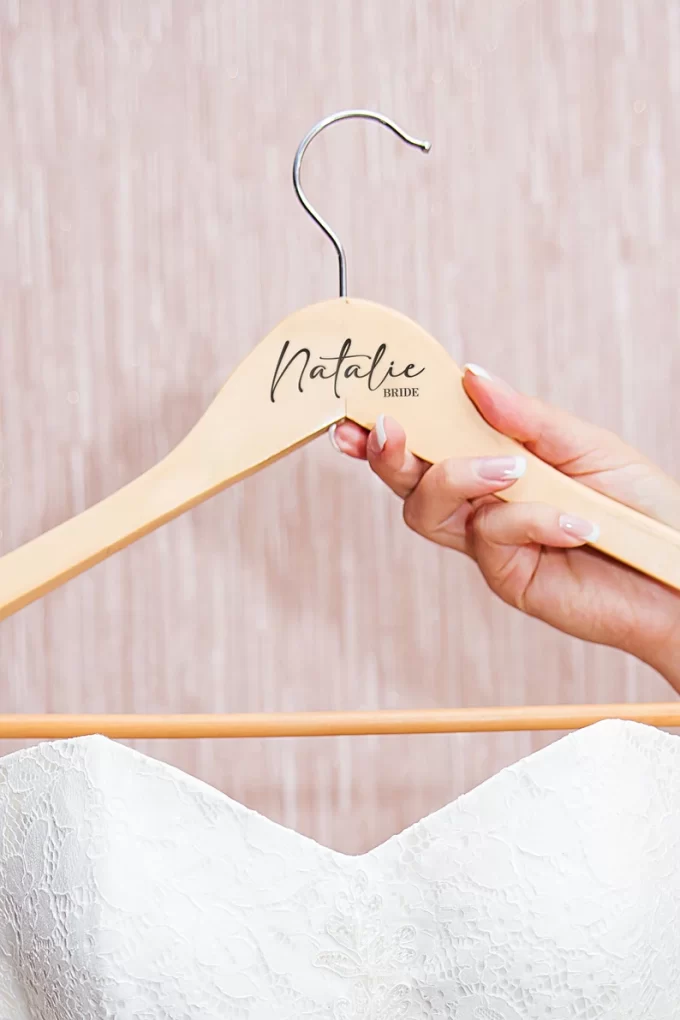 dress trumpet Custom Wedding Hangers