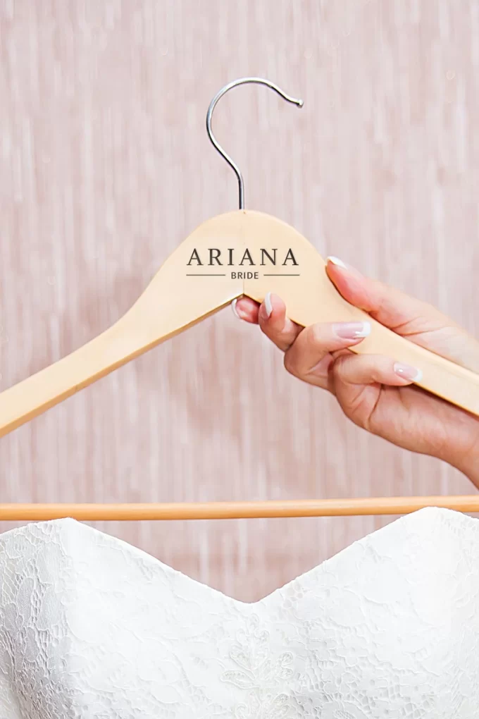 The Perfect Wedding Party Clothes Hangers: Get Engraved Now!