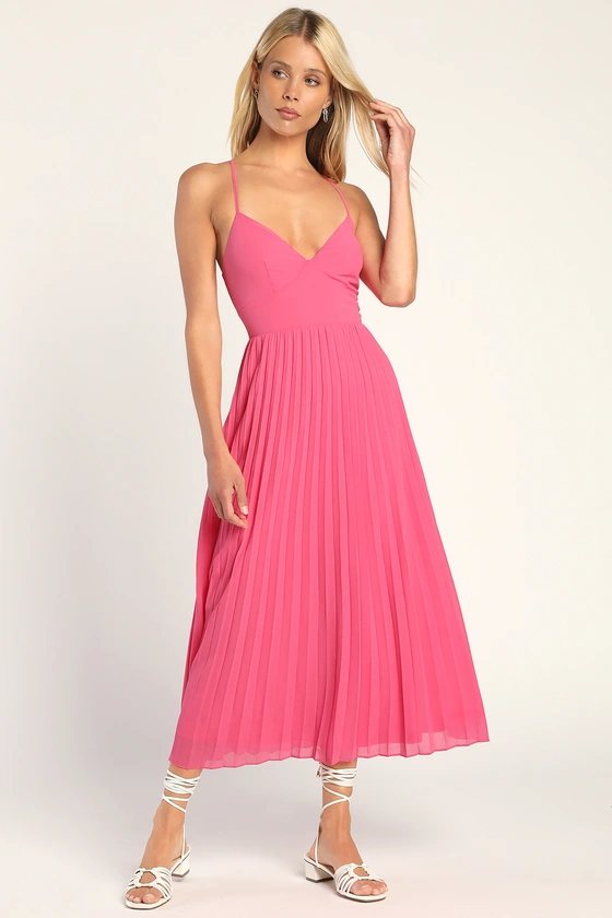 50 Best Pink Wedding Guest Dresses for Summer: Midi, Mini, Maxi!