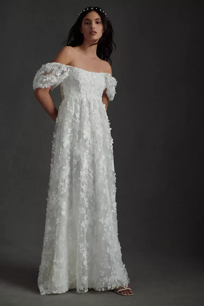 8 Puff Sleeve Wedding Dress Styles: Long, Short + Detachable!
