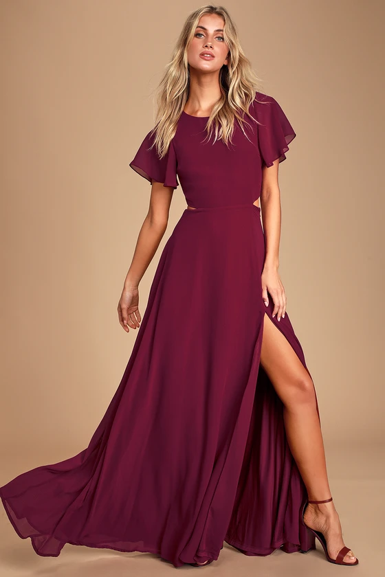 dusky sage green bridesmaid dresses Eloise High Neck Maxi Dress