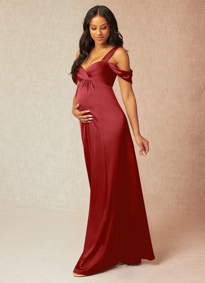 Pregnant bridesmaid dress hotsell