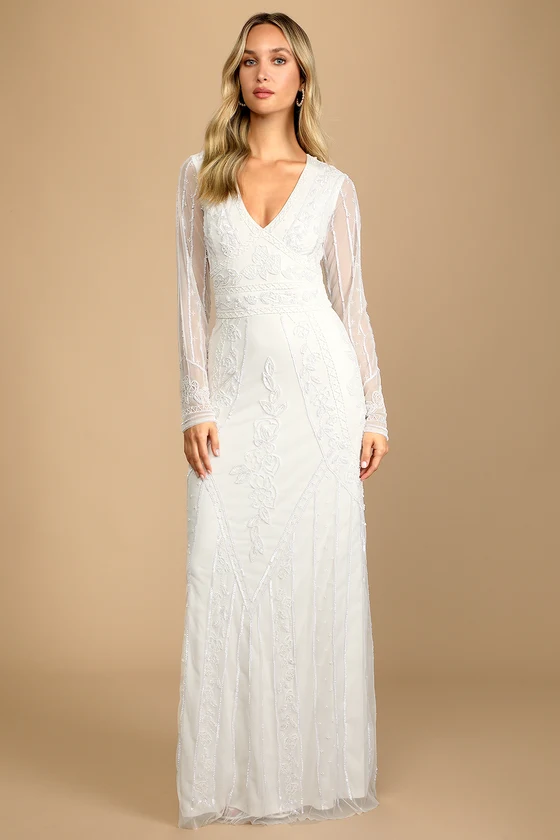 14 Fall Wedding Gowns with Sleeves for 2023 Autumnal Weddings
