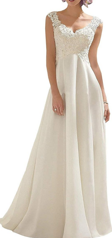 fitted lace wedding dress 15 Amazon Wedding Dresses Under $250 main image 1