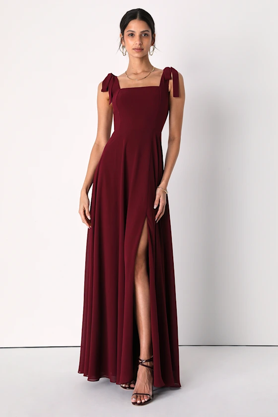9 Burgundy Bridesmaid Dresses Under $100 That Look Expensive
